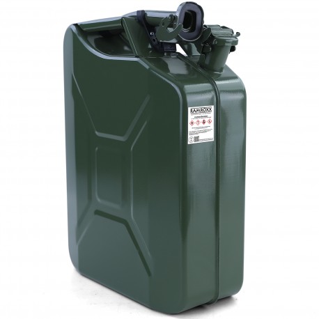 JERRICAN ESSENCE / DIESEL 20L ROUGE METAL ( 05855 )