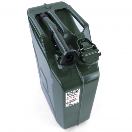 JERRICAN ESSENCE / DIESEL 20L ROUGE METAL ( 05855 )