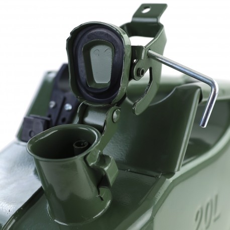 JERRICAN ESSENCE / DIESEL 20L ROUGE METAL ( 05855 )