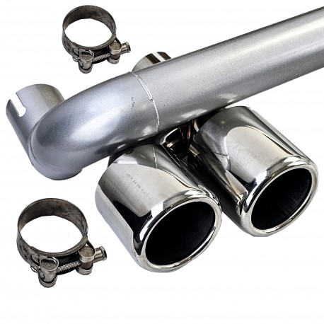 KIT CONVERSION 4 SORTIES ECHAPPEMENT CHROMEES DUPLEX BMW SERIE 4 F32 F33 F36 (05859)