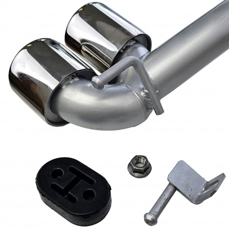 KIT CONVERSION 4 SORTIES ECHAPPEMENT CHROME DUPLEX BMW SERIE 3 F30 F31  (05861