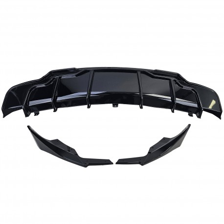 DIFFUSEUR ARRIERE SPORT NOIR BRILLANT TESLA MODEL 3 (05867)