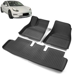 TAPIS DE SOL 3D TESLA MODEL 3 (05868)