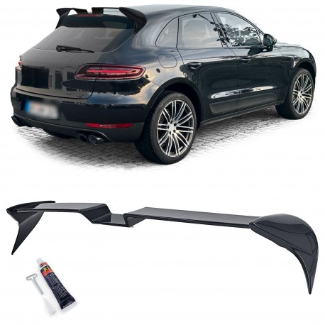 BECQUET SPOILER ARRIERE SPORT NOIR BRILLANT PORSCHE MACAN 2014-2018 ( 05874)