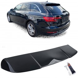 BECQUET SPOILER ARRIERE SPORT NOIR BRILLANT POUR AUDI A4 B9 8W AVANT / BREAK (05875)