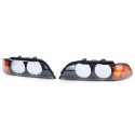VITRES CACHES PHARES FEUX AVANTS CLIGNOTANTS BMW SERIE 5 E39  (05876)