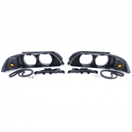 VITRES CACHES PHARES FEUX AVANTS CLIGNOTANTS BMW SERIE 5 E39  (05876)