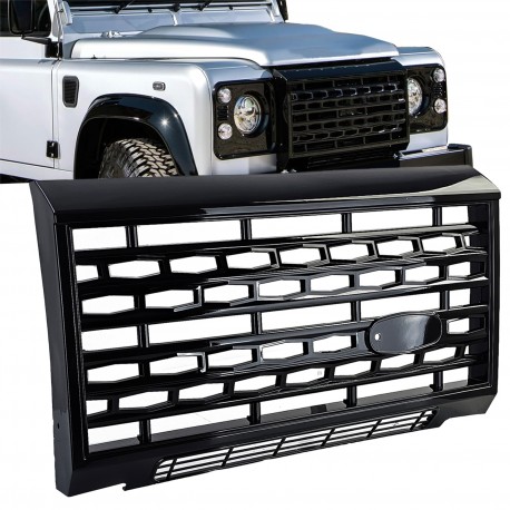 CALANDRE NOIRE BRILLANTE LAND ROVER DEFENDER 2007 - 2015 (05881)
