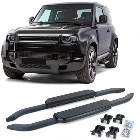 MARCHES PIEDS ALUMINIUM LAND ROVER DEFENDER  APRES 2019 (05882)