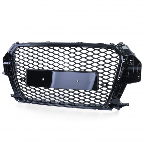 CALANDRE SPORT LAQUEE NOIRE AUDI Q3 LOOK RS (05886)