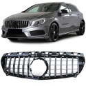 CALANDRE LIGNE AMG GT R NOIR ET CHROME POUR MERCEDES CLASSE A W176 2012-2015 PH1 (05176)