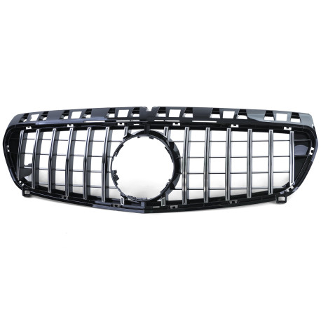 CALANDRE LIGNE AMG GT R NOIR ET CHROME POUR MERCEDES CLASSE A W176 2012-2015 PH1 (05176)