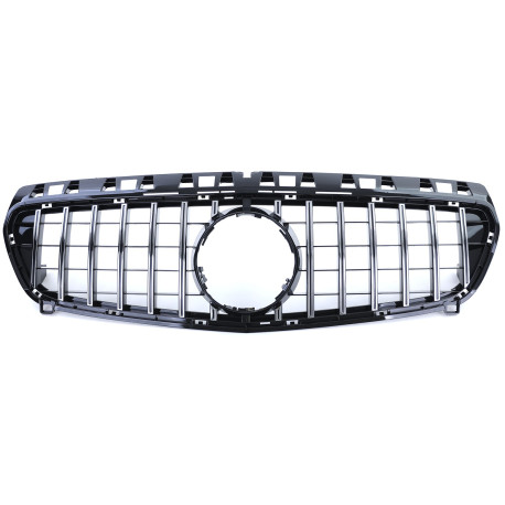 CALANDRE LIGNE AMG GT R NOIR ET CHROME POUR MERCEDES CLASSE A W176 2012-2015 PH1 (05176)