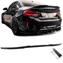 BECQUET SPOILER ARRIERE SPORT NOIR BRILLANT BMW SERIE 2 COUPE TYPE F22 (05894)