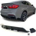 DIFFUSEUR SPORT PERFORMANCE NOIR MAT POUR BMW X6 F16 PACK M 2014-2019 (05901)