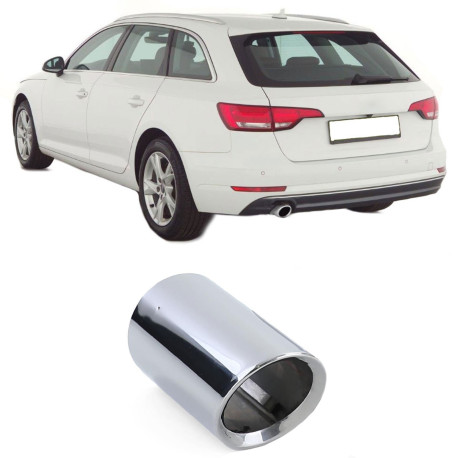 SORTIE RONDE ECHAPPEMENT SPORT AUDI A4 B9 2015-2019 (05910)