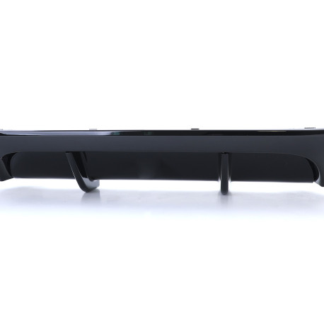 DIFFUSEUR DOUBLE SORTIE NOIR BRILLANT BMW SERIE 3 E92 E93  (04628)