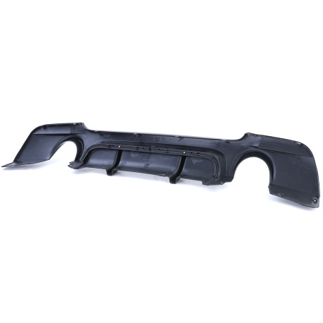 DIFFUSEUR DOUBLE SORTIE NOIR BRILLANT BMW SERIE 3 E92 E93  (04628)