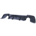 DIFFUSEUR DOUBLE SORTIE NOIR BRILLANT BMW SERIE 3 E92 E93  (04628)