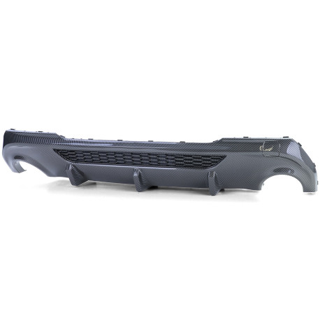 DIFFUSEUR SPORT LOOK CARBONE DOUBLE SORTIES BMW SERIE 1F40 118d 120d 128ti (05920)