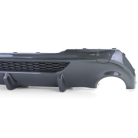 DIFFUSEUR SPORT LOOK CARBONE DOUBLE SORTIES BMW SERIE 1F40 118d 120d 128ti (05920)