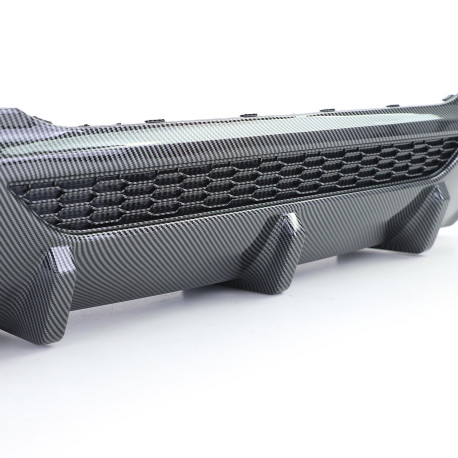 DIFFUSEUR SPORT LOOK CARBONE DOUBLE SORTIES BMW SERIE 1F40 118d 120d 128ti (05920)