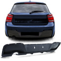 DIFFUSEUR SPORT NOIR MAT SIMPLE SORTIE BMW SERIE 3 TYPE F20 F21 114 116 118 120 (05922)
