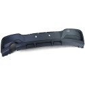 DIFFUSEUR SPORT NOIR MAT SIMPLE SORTIE BMW SERIE 3 TYPE F20 F21 114 116 118 120 (05922)
