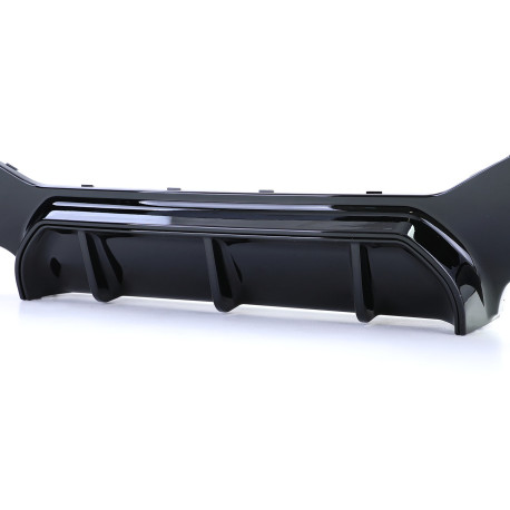 DIFFUSEUR NOIR BRILLANT BMW SERIE 1 F20 / F21 M135 M140 15-19 (05924)