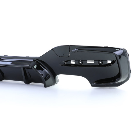 DIFFUSEUR NOIR BRILLANT BMW SERIE 1 F20 / F21 M135 M140 15-19 (05924)