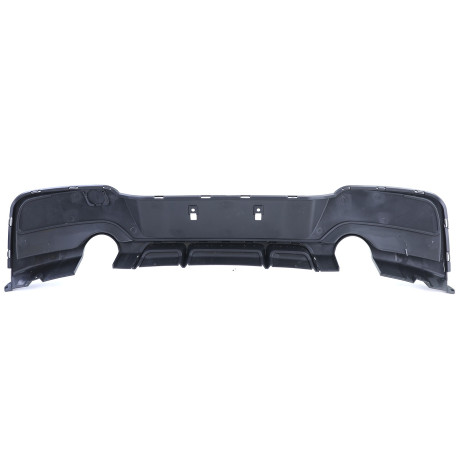 DIFFUSEUR SPORT NOIR BRILLANT DOUBLE SORTIE BMW SERIE 1 TYPE F20 F21 M135i  (05926)