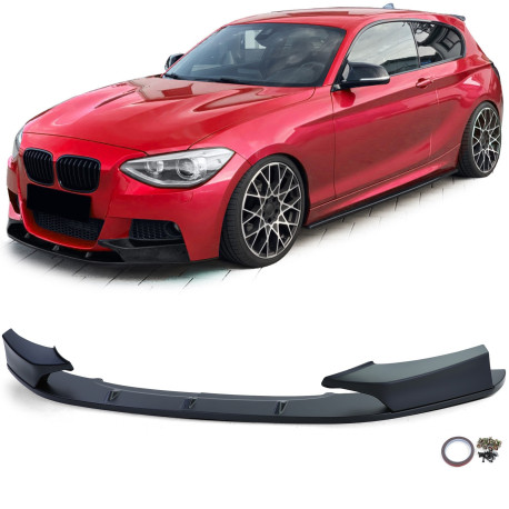 LAME BECQUET SPOILER NOIR MAT BMW SERIE 1 F20 F21 PACK M 2010-2014 (05927)