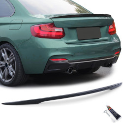BECQUET SPOILER ARRIERE SPORT NOIR BRILLANT BMW SERIE 2 COUPE TYPE F22 (05894)