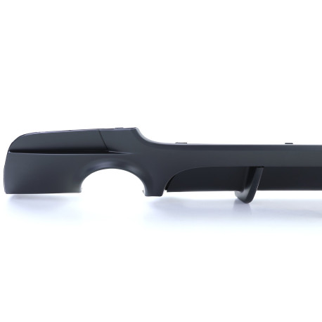 DIFFUSEUR DOUBLE SORTIE NOIR MAT BMW SERIE 3 E92 E93  (05935)