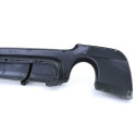 DIFFUSEUR DOUBLE SORTIE NOIR MAT BMW SERIE 3 E92 E93  (05935)