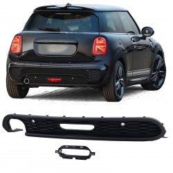 DIFFUSEUR SPORT NOIR MAT SIMPLE SORTIE MINI ONE COOPER F55 F56 F57 (05942)