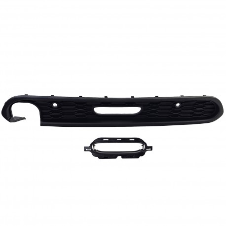 DIFFUSEUR SPORT NOIR MAT SIMPLE SORTIE MINI ONE COOPER F55 F56 F57 (05942)