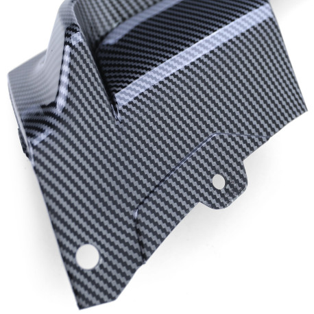 DIFFUSEUR SPORT LOOK CARBONE DOUBLE SORTIE GAUCHE BMW SERIE 3 TYPE F30 F31 PACK M (05948)