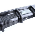 DIFFUSEUR SPORT LOOK CARBONE DOUBLE SORTIE GAUCHE BMW SERIE 3 TYPE F30 F31 PACK M (05948)