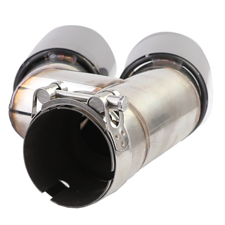 SORTIE DUPLEX NOIRES BRILLANTES ECHAPPEMENT SPORT BMW SERIE 3 F30 F31 (05949)