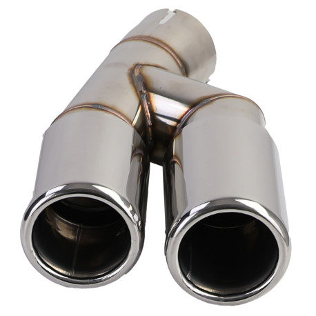 SORTIE DUPLEX CHROMEES ECHAPPEMENT SPORT BMW SERIE 3 F30 F31 (05950)