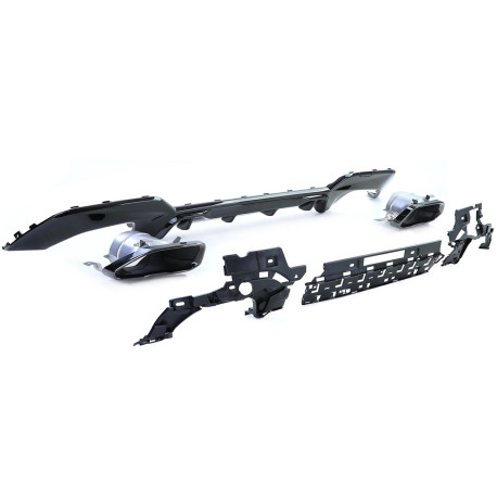 DIFFUSEUR SPORT NOIR BRILLANT POUR BMW SERIE 3 G20 LOOK 340 (05956)