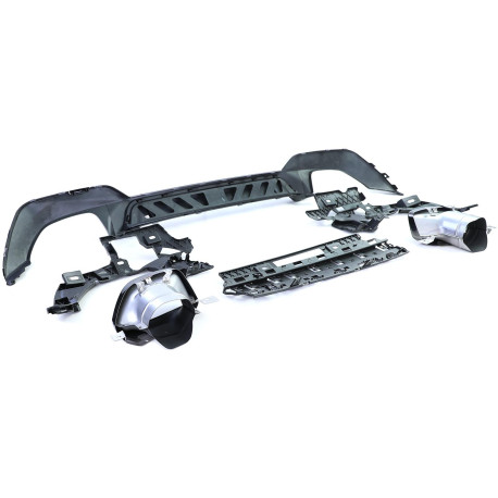 DIFFUSEUR SPORT NOIR BRILLANT POUR BMW SERIE 3 G20 LOOK 340 (05956)