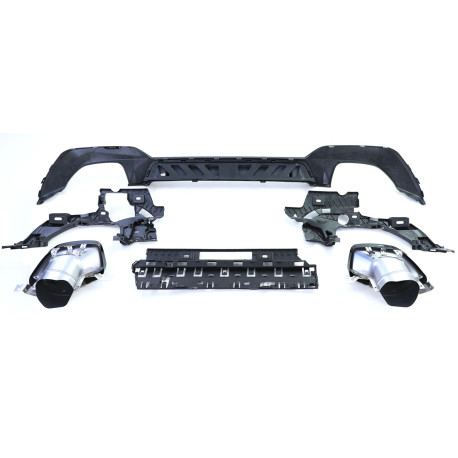 DIFFUSEUR SPORT NOIR BRILLANT POUR BMW SERIE 3 G20 LOOK 340 (05956)