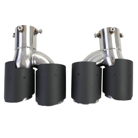 DIFFUSEUR SPORT NOIR BRILLANT SORTIES CARBON BMW SERIE 3 G20 318 320 (05957)