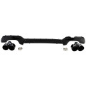 DIFFUSEUR SPORT NOIR BRILLANT SORTIES NOIRES BMW SERIE 3 G20 318 320 (05958)