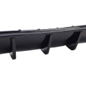 DIFFUSEUR SPORT NOIR BRILLANT SORTIES DROITE ET GAUCHE BMW SERIE 4 G26 GRAN COUPE (05960)