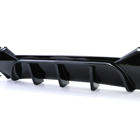 DIFFUSEUR SPORT NOIR BRILLANT  BMW SERIE 4 G22 G23 420 430  (05961)
