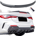 BECQUET AILERON DE COFFRE SPORT LOOK CARBONE POUR BMW SERIE 4 G22 G23 COUPE CABRIO (05962)