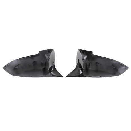 COQUES NOIRES BRILLANTES DE RETROVISEURS BMW SERIE 5 ET SERIE 7 (05964)